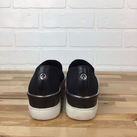 Wishbone Black Wedge Shoes 6.5 Platform Dark Academie silver detail contemporary - Picture 2 of 13